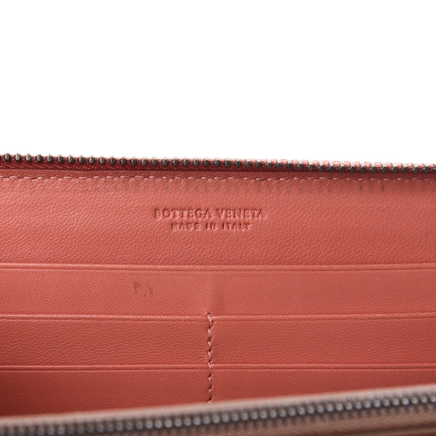 Bottega Veneta Nappa Intrecciato Zip Around Wallet Pompei 6 of 11