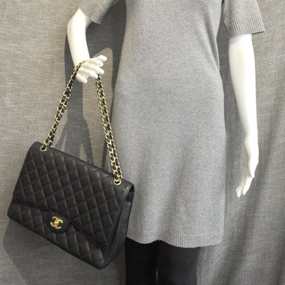 Chanel Caviar Maxi Flap Black 2 of 11