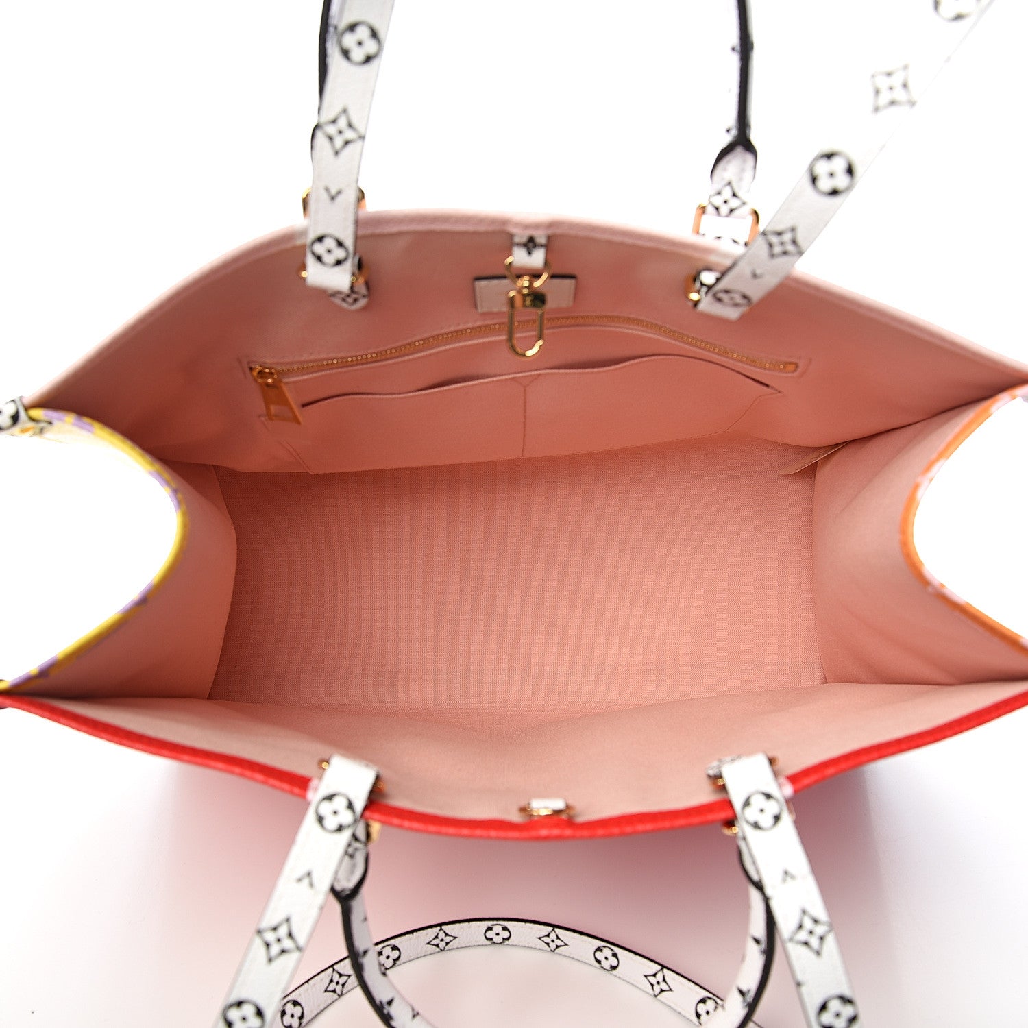 Louis Vuitton Monogram Giant Onthego GM Rouge Rose 4 of 9