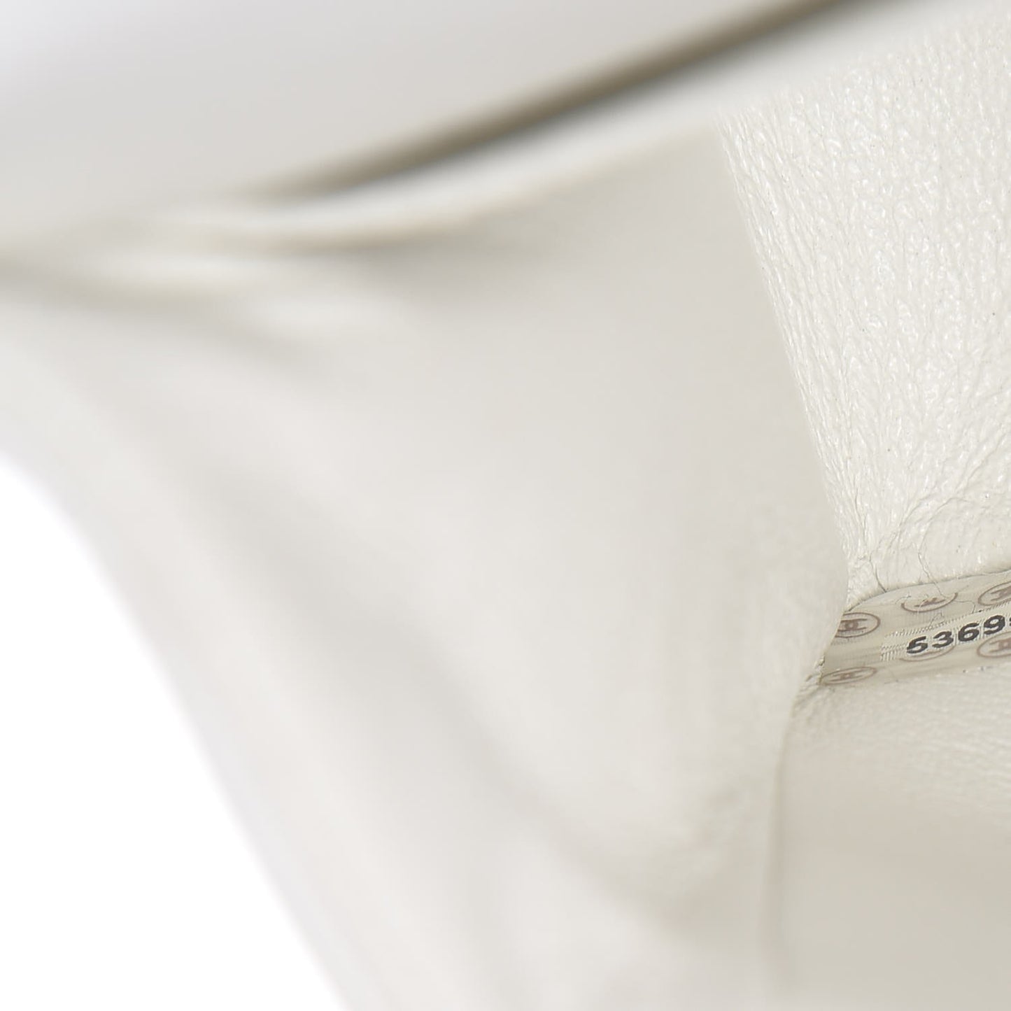 Lambskin Quilted Medium Double Flap White