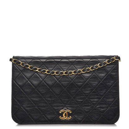 Chanel Lambskin Quilted Small Single Flap Black 1 of 10