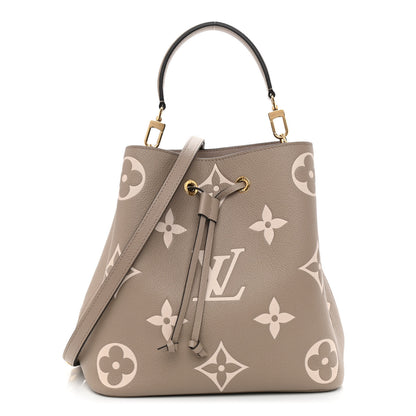 Louis Vuitton Empreinte Monogram Giant Neonoe MM Tourterelle Creme 3 of 11