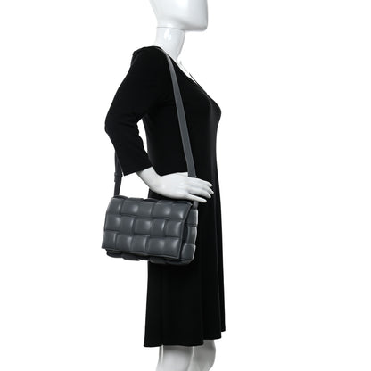Bottega Veneta Nappa Maxi Intrecciato Padded Cassette Crossbody Bag Thunder 2 of 9