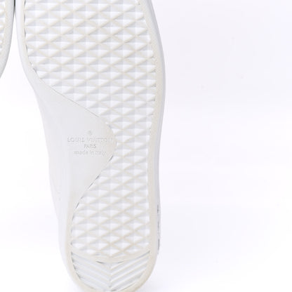 Louis Vuitton Calfskin Luxembourg Sneakers 9 White Red Blue 8 of 9