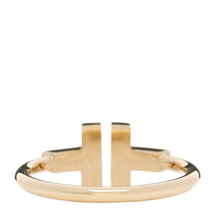 Tiffany 18K Yellow Gold Turquoise T Square Ring 58 8.5 3 of 5