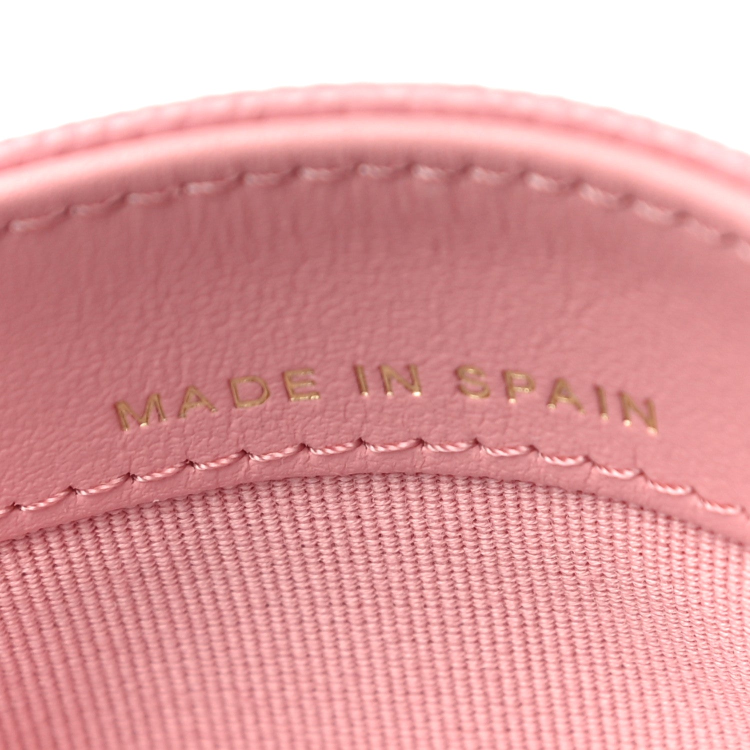 Chanel Caviar Quilted Card Holder Pink 7 of 12