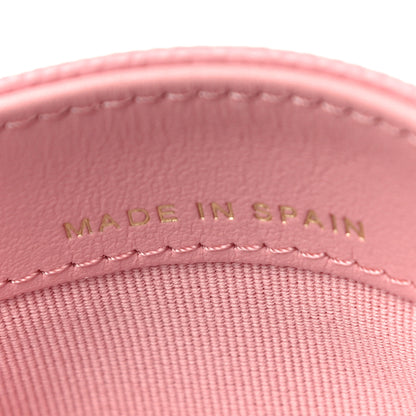 Chanel Caviar Quilted Card Holder Pink 7 of 12