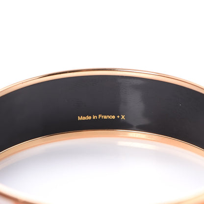 Hermes Enamel Printed Wide Coaching Bracelet 65 4 of 6