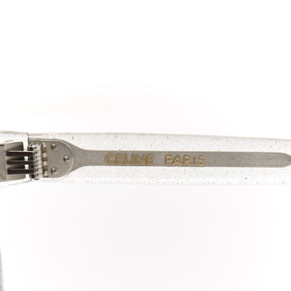 Celine Acetate Glitter Round Sunglasses CL 40147I Clear 4 of 6