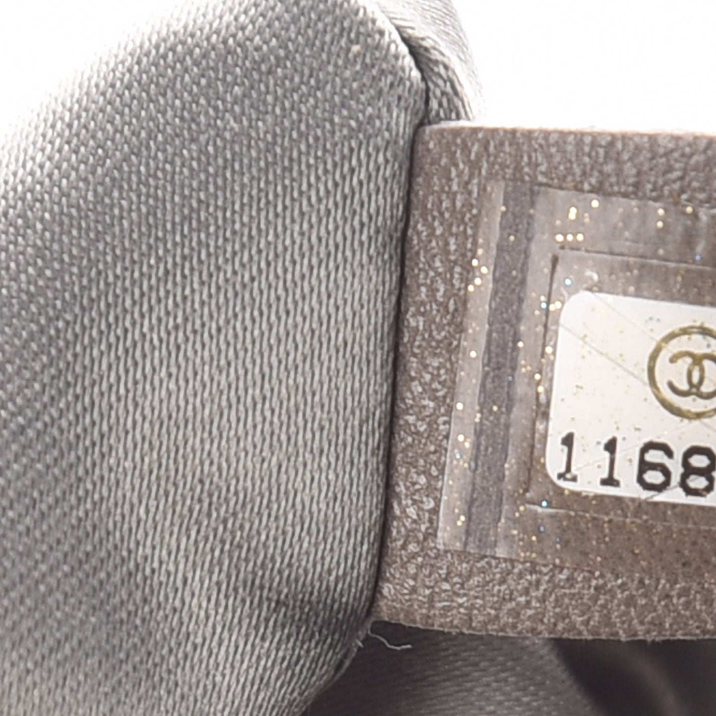 Lambskin Quilted Padded Envelope Flap Grey