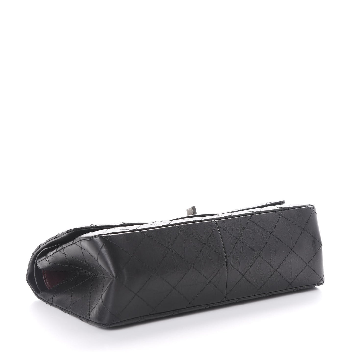 Aged Calfskin Quilted 2.55 Reissue 226 Flap Black