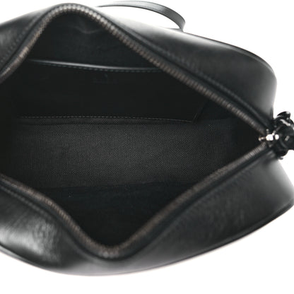 Gucci Calfskin Matelasse Monochrome Small GG Marmont Chain Shoulder Bag Black 5 of 10