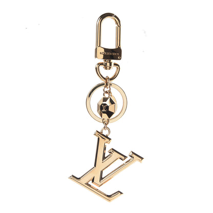 Louis Vuitton LV Facettes Bag Charm Key Holder Gold 1 of 3