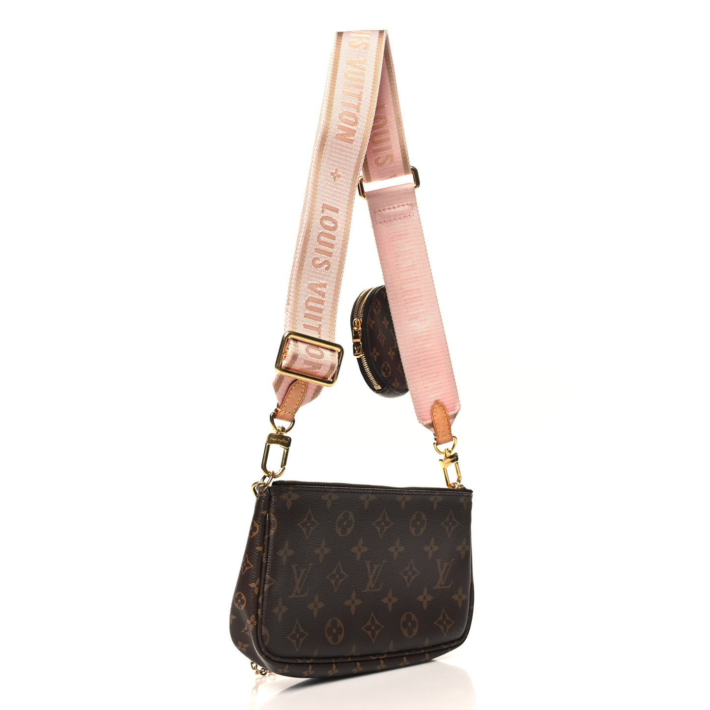 Monogram Multi Pochette Accessories Rose Clair