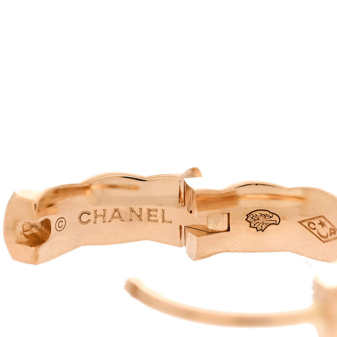 18K Yellow Gold Coco Crush Mini Hoop Earrings
