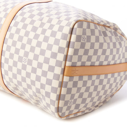 Louis Vuitton Damier Azur Keepall Bandouliere 55 5 of 9