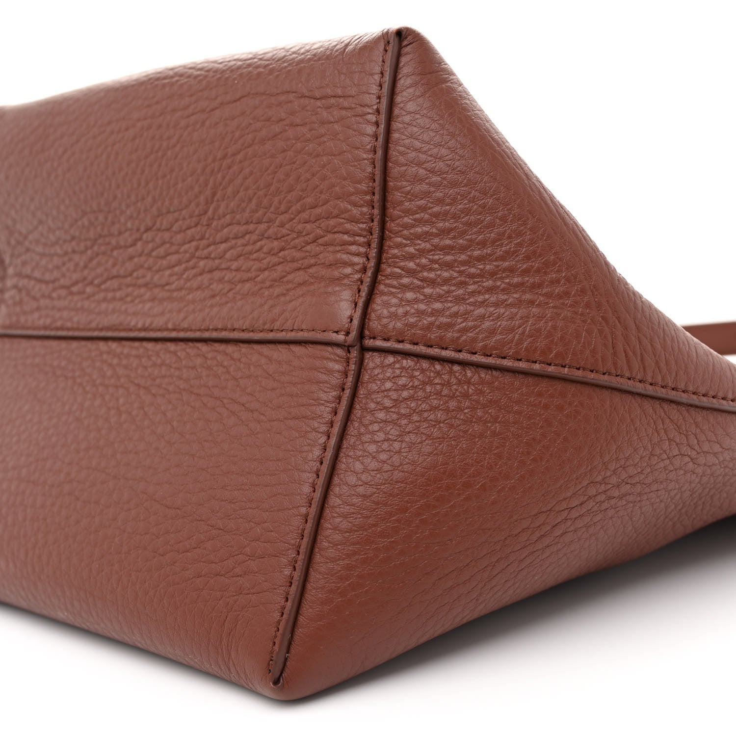 The Row Grained Calfskin Medium N/S Park Tote Burnt Wood 10 of 10