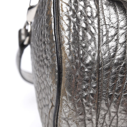 Alexander Wang Metallic Pebbled Lambskin Rockie Carbon Silver Hardware 11 of 13
