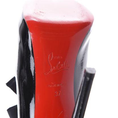 Christian Louboutin Patent Estanodo 120 Pumps 37 Black 9 of 9