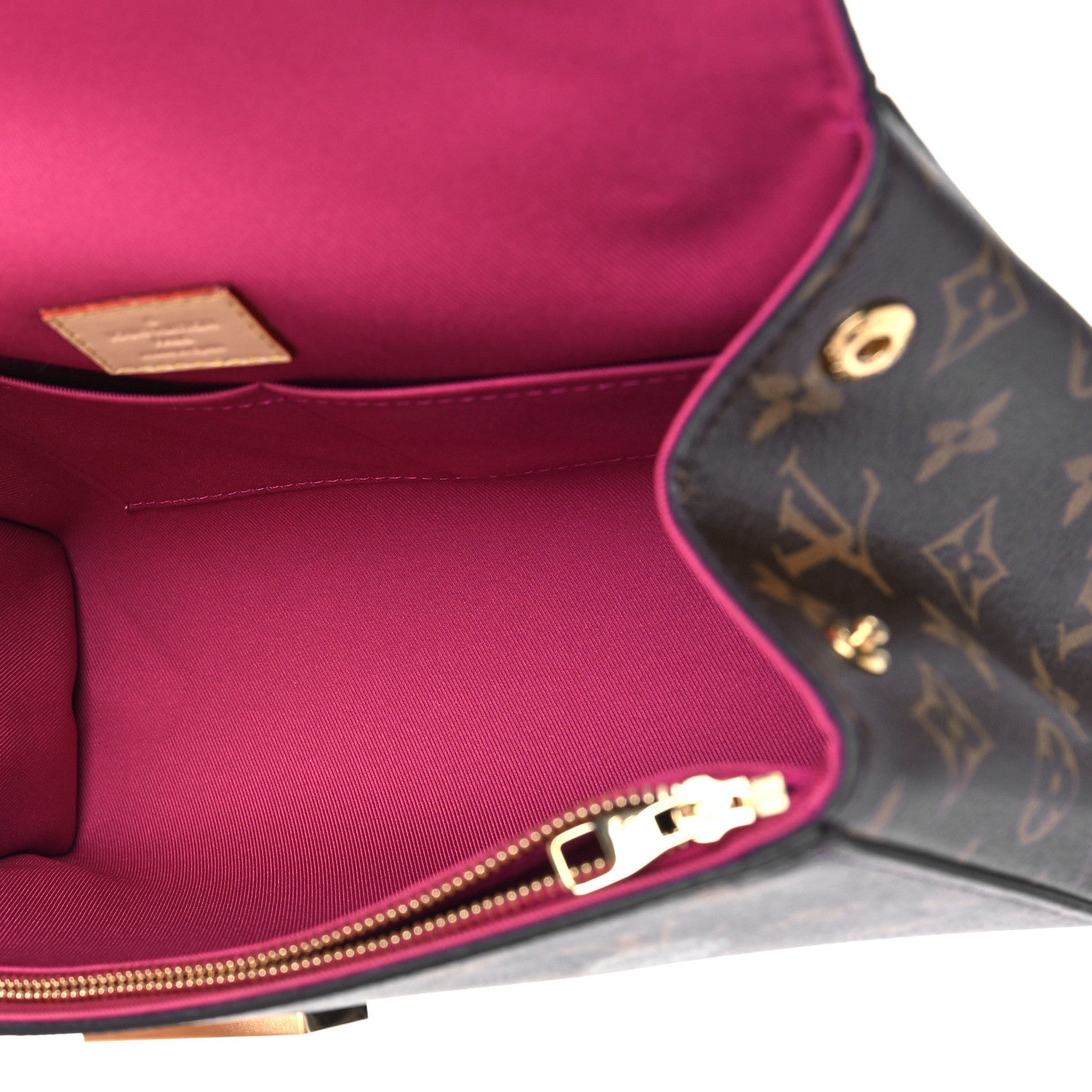 Louis Vuitton Monogram Cluny BB Bordeaux Fuchsia 5 of 8