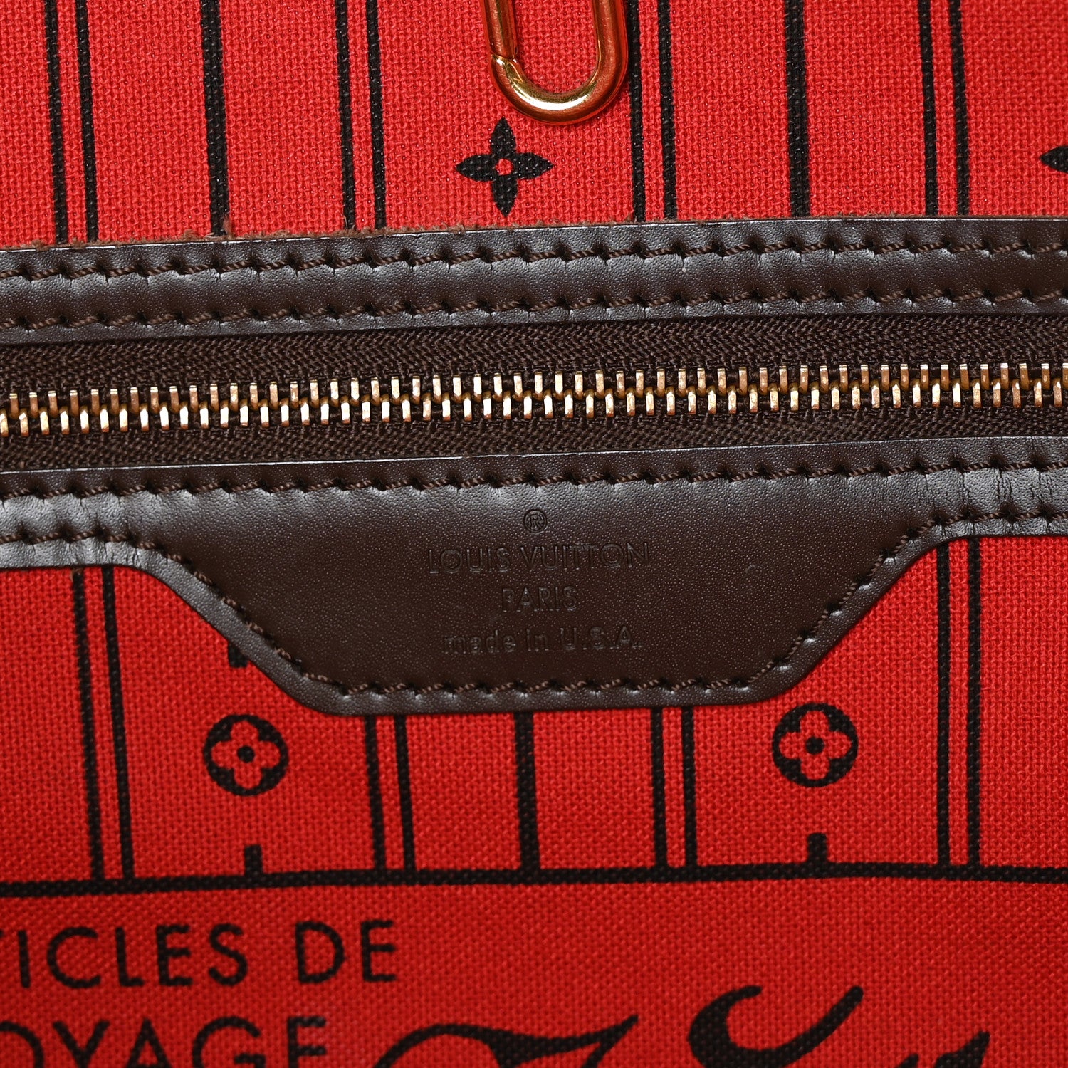 Louis Vuitton Damier Ebene Neverfull GM 6 of 9