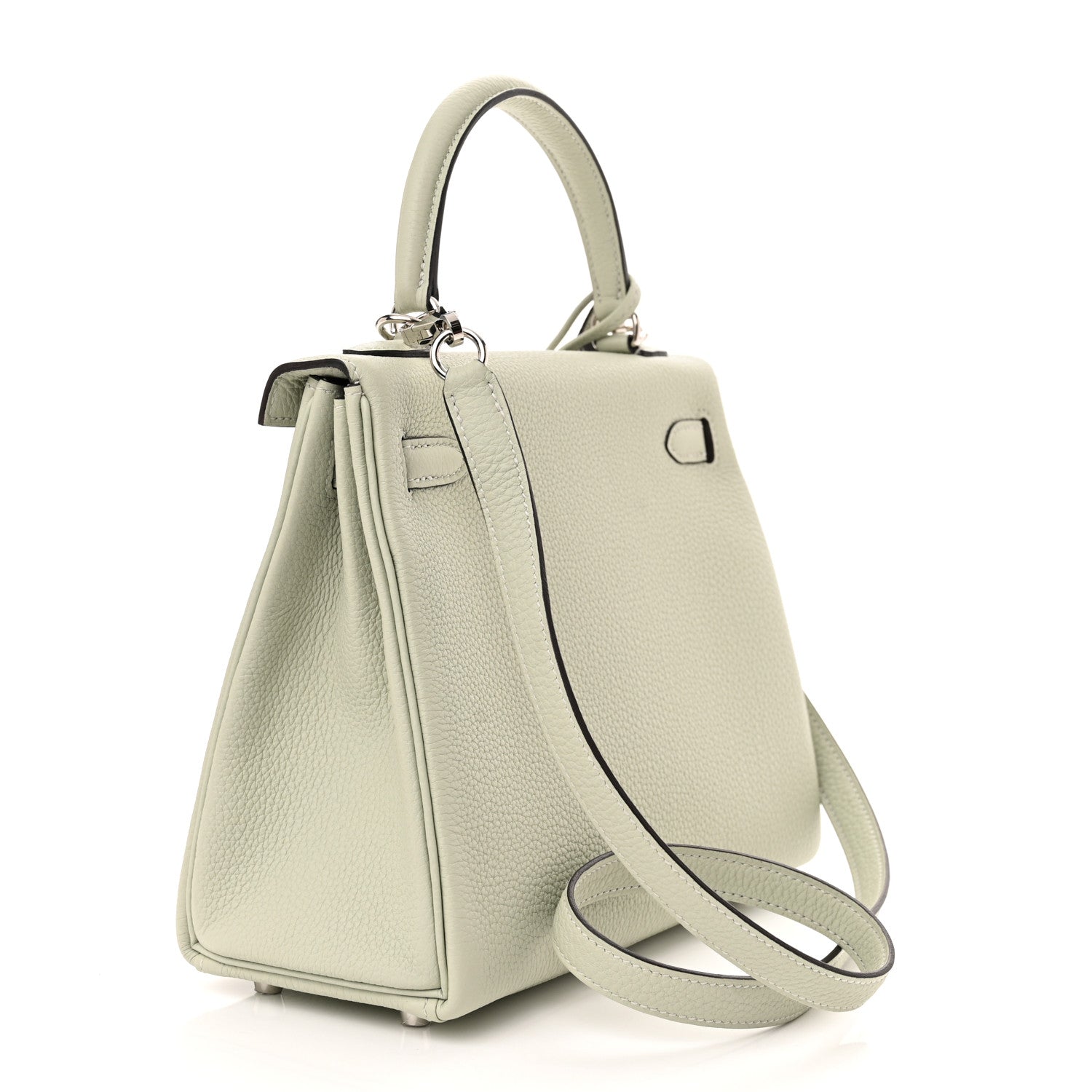 Hermes Togo Kelly Retourne 25 Gris Neve 3 of 11