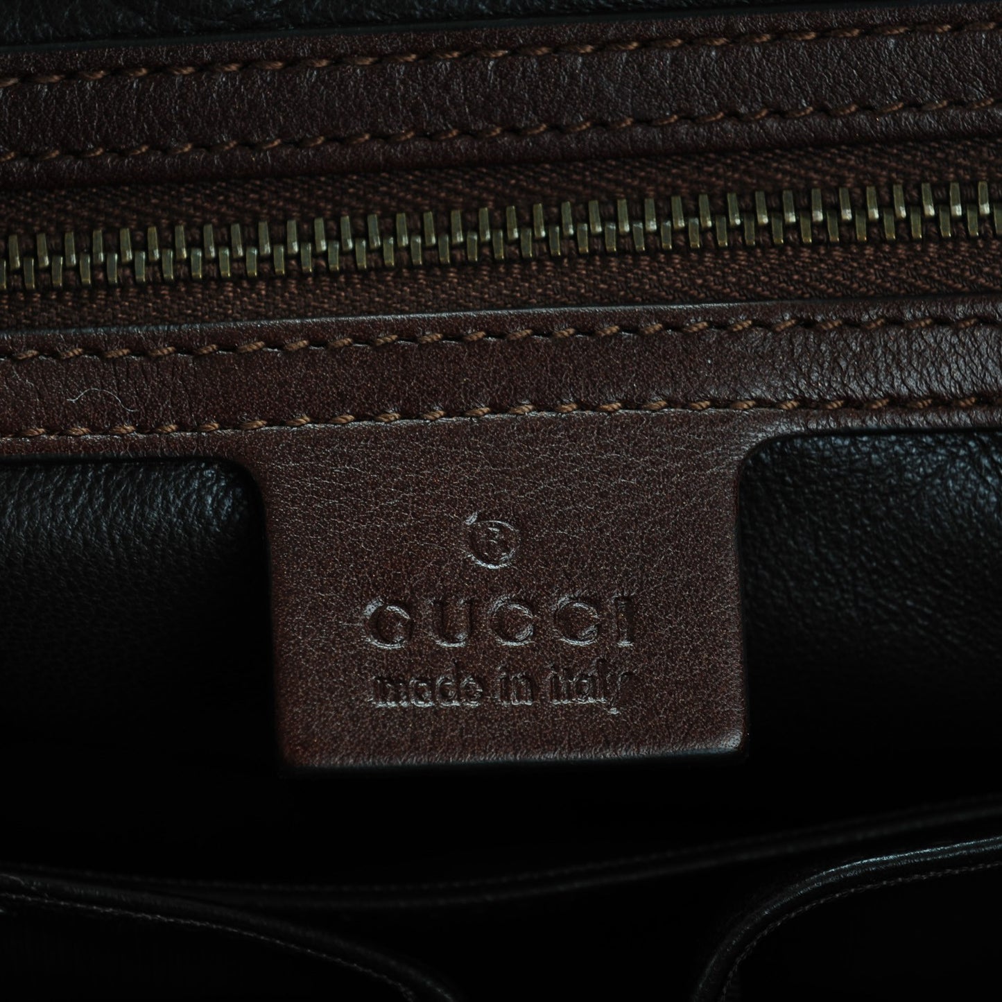 Python 1973 Shoulder Bag Brown Gold