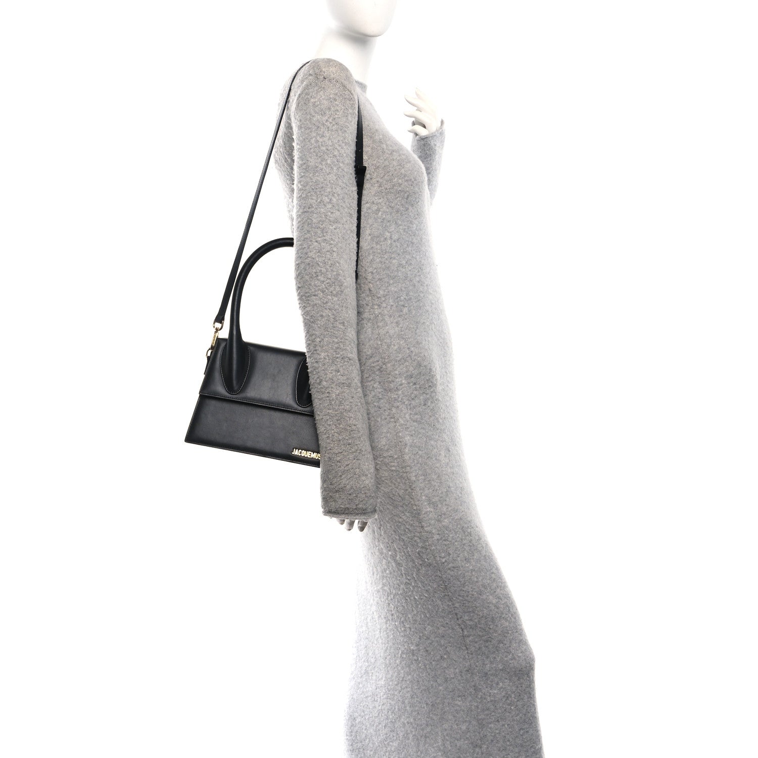 Jacquemus Smooth Calfskin Le Grand Chiquito Black 2 of 13