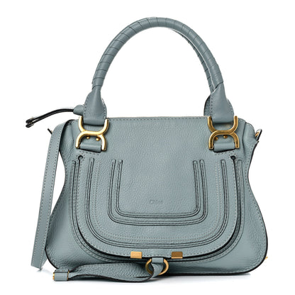 Chloe Calfskin Small Marcie Satchel Faded Blue 1 of 13