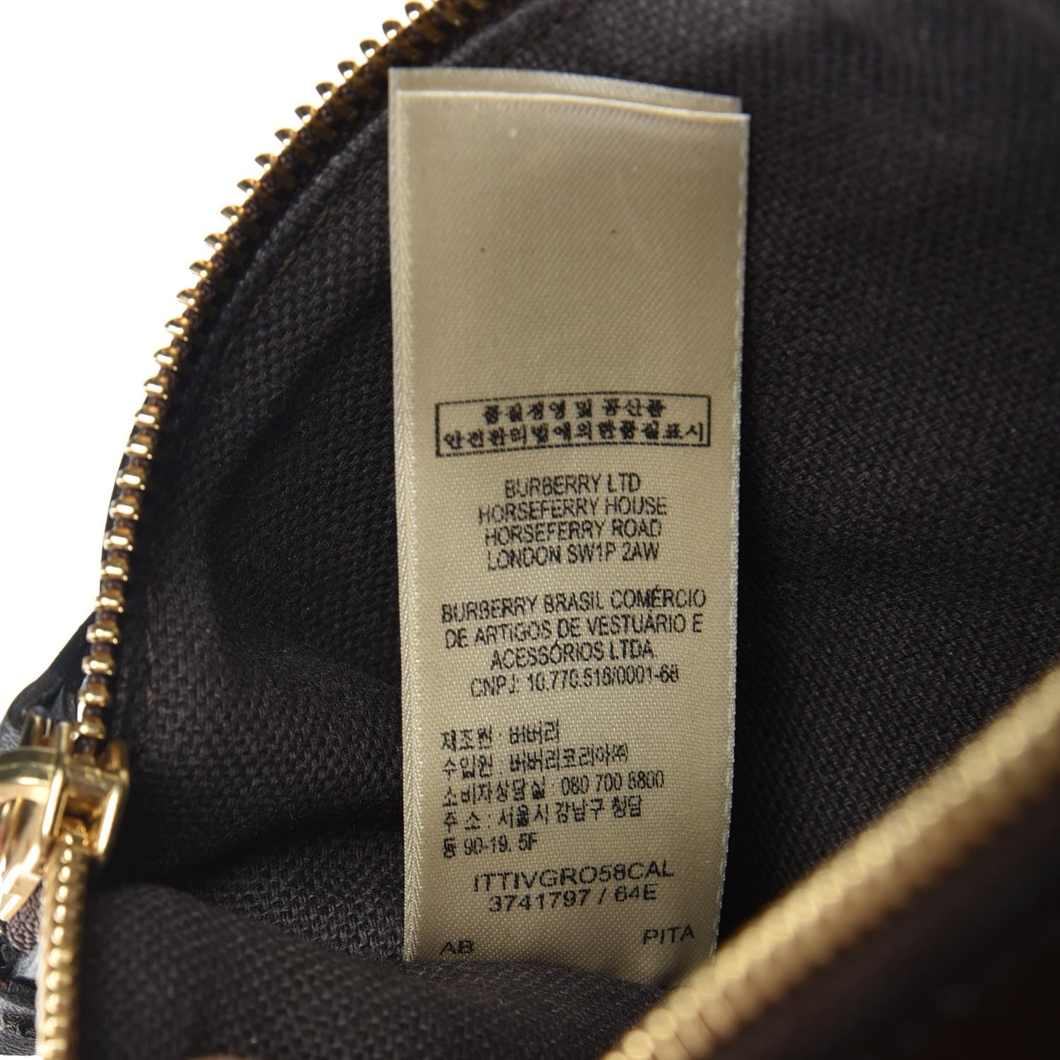 Burberry Haymarket Check Large Canterbury Tote Chocolate 10 of 10