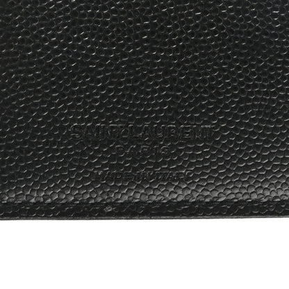 Saint Laurent Grain De Poudre Passport Holder Black 6 of 7