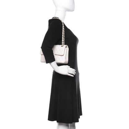 Chanel Caviar Quilted Small Double Flap White 3 of 12