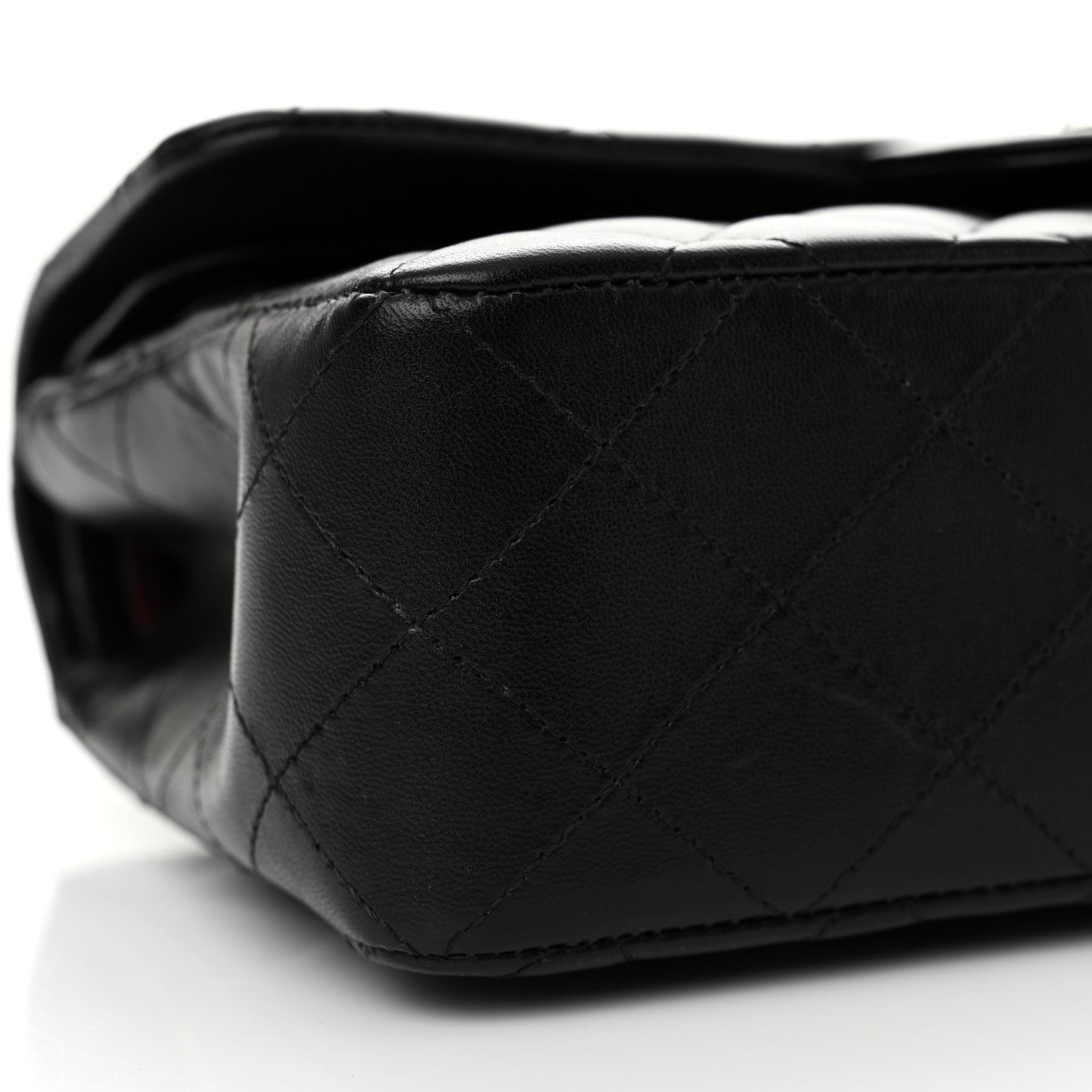 Chanel Lambskin Quilted Small Double Flap Black 9 of 12