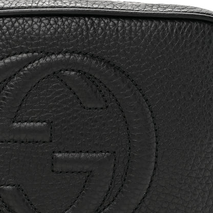 Gucci Pebbled Calfskin Mini Soho Disco Bag Black 8 of 10
