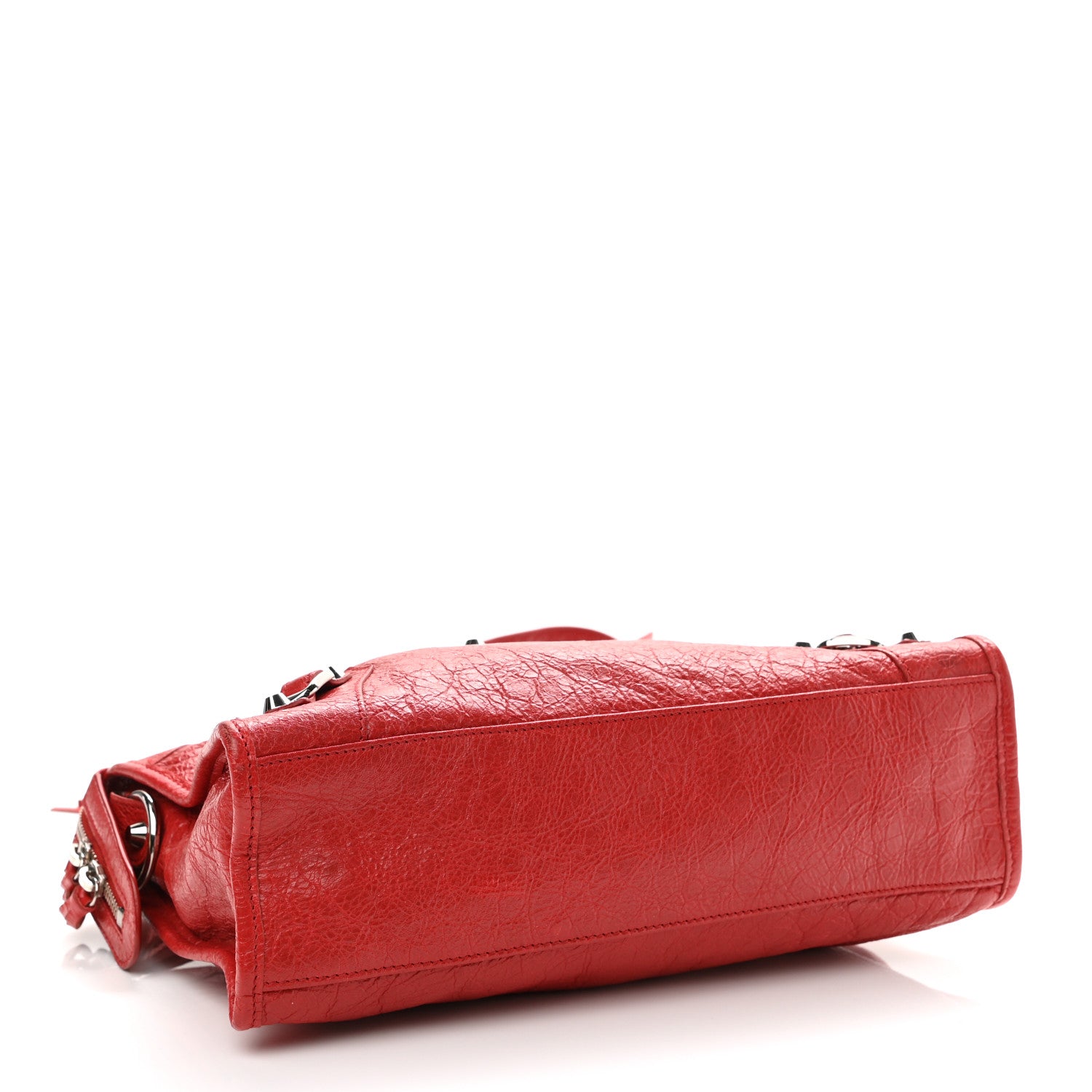 Balenciaga Agneau Classic Silver Hardware S City Rouge Groseille 4 of 11