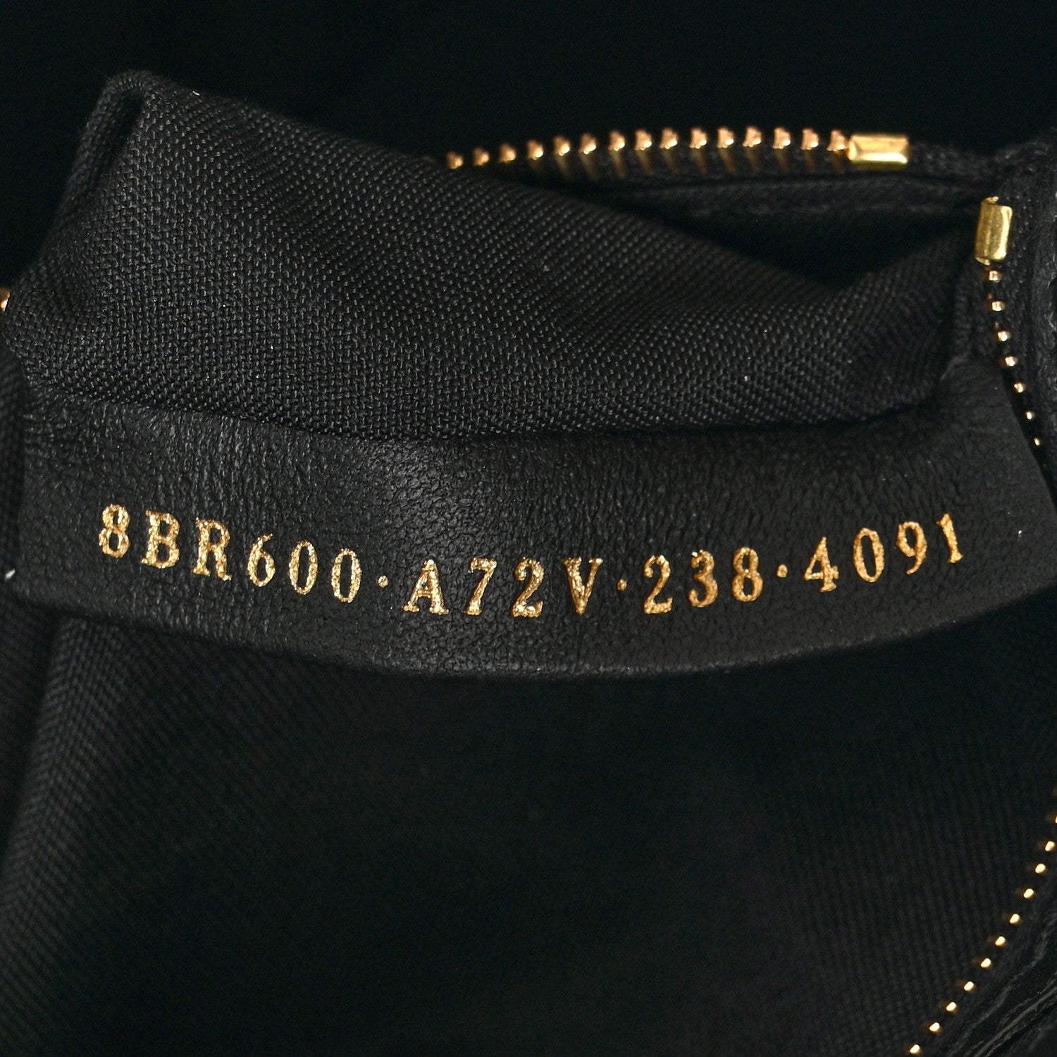 Fendi Nappa FF 1974 Embossed Baguette Black 7 of 11