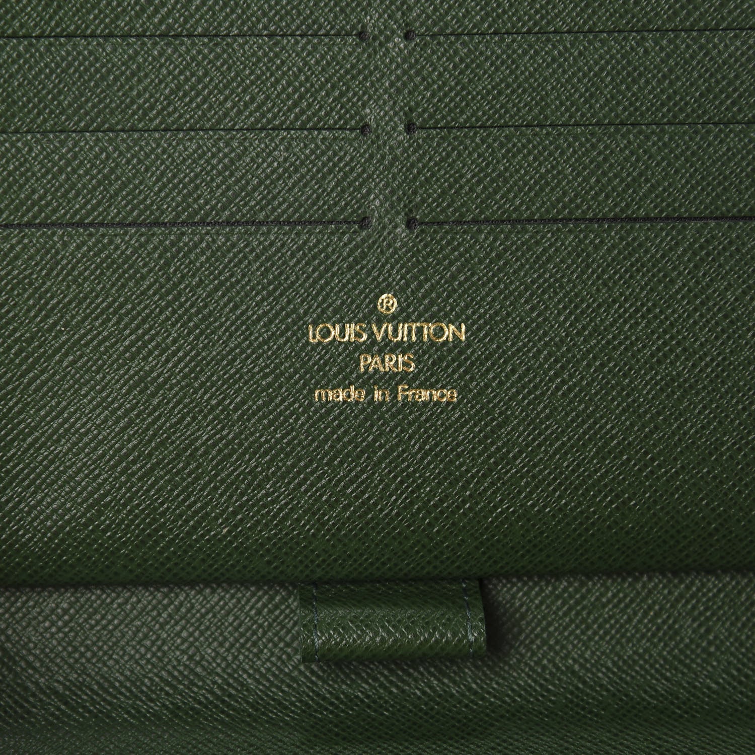Louis Vuitton Monogram Groom Zippy Organizer Wallet Green 9 of 10
