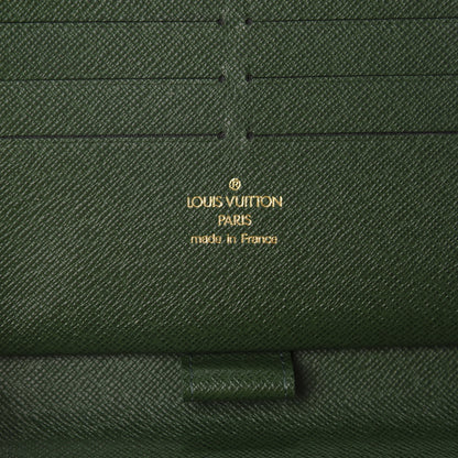 Louis Vuitton Monogram Groom Zippy Organizer Wallet Green 9 of 10