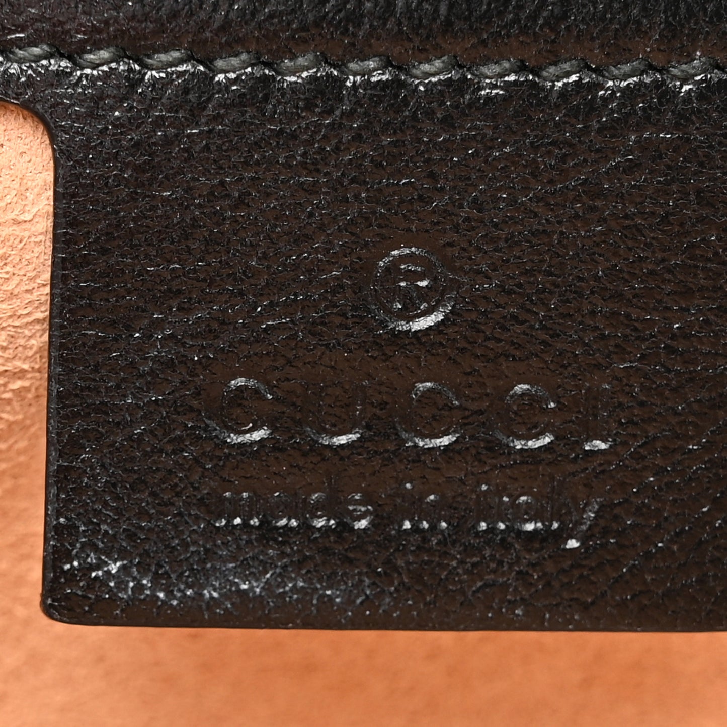 Vintage Effect Calfskin Matelasse Diagonal Small Torchon GG Marmont Shoulder Bag Cognac Black