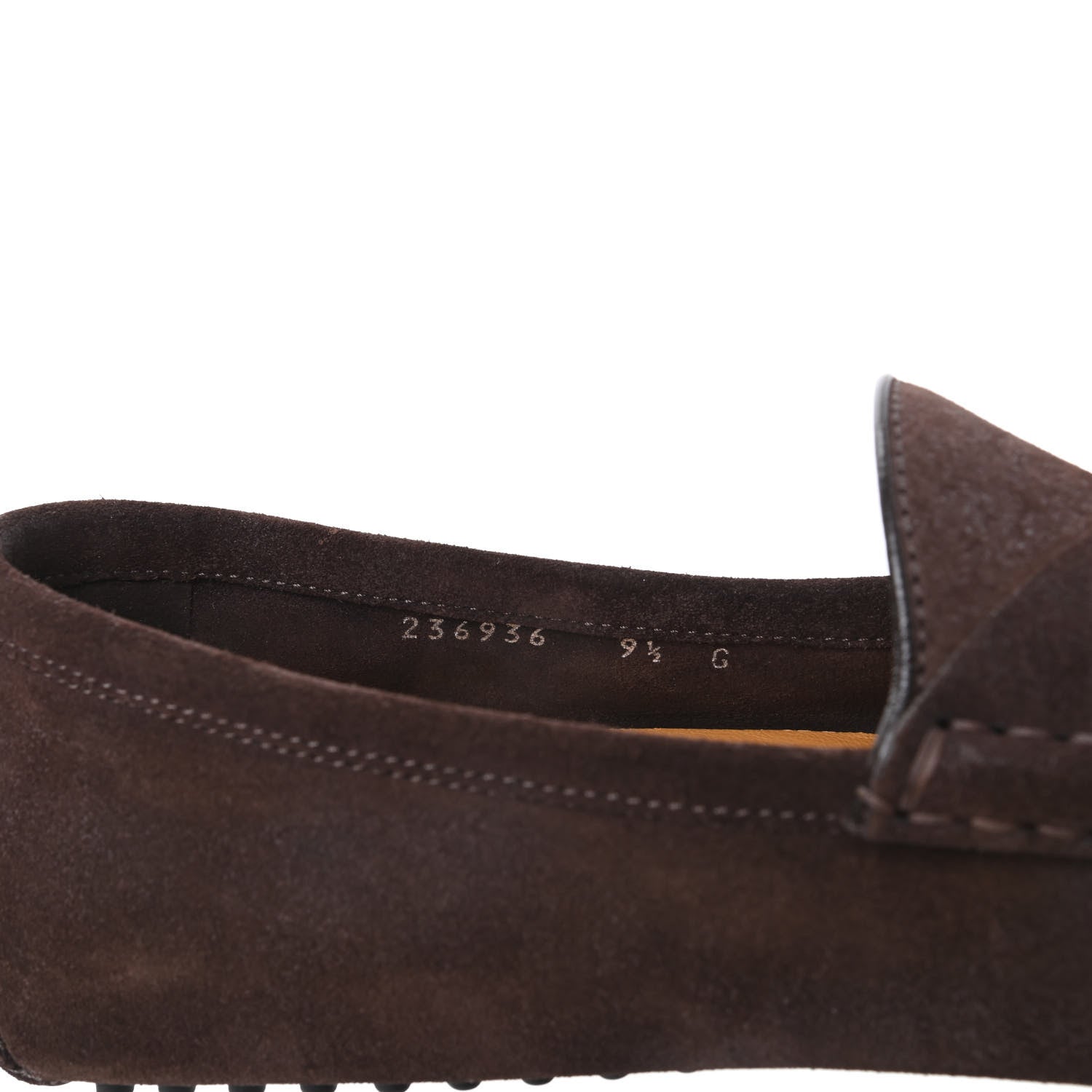 Gucci Suede Mens Horsebit Driver Loafer 9.5 Brown 9 of 10