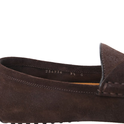 Gucci Suede Mens Horsebit Driver Loafer 9.5 Brown 9 of 10