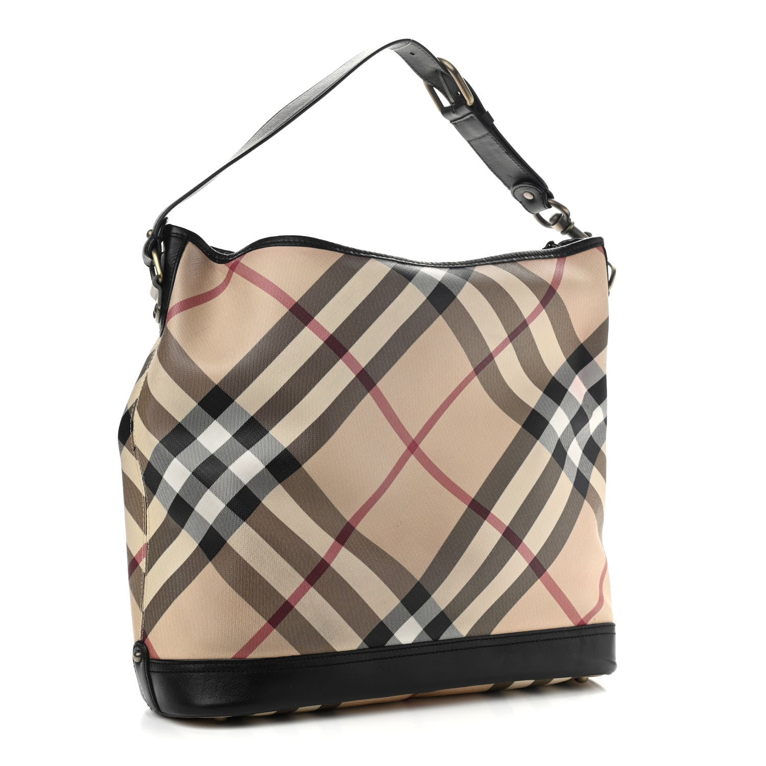 Burberry Nova Check Hobo Black 3 of 24