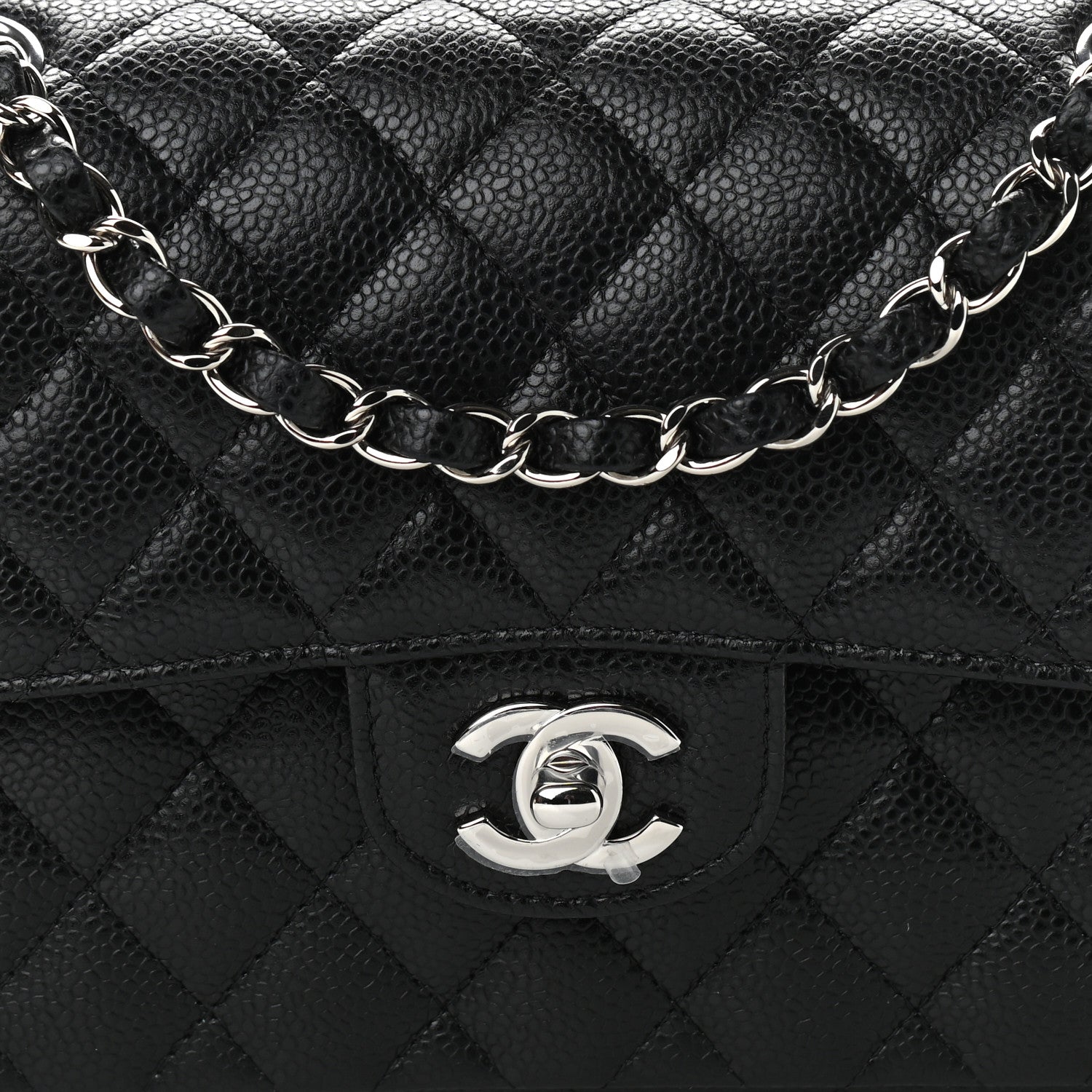 Chanel Caviar Quilted Small Double Flap Black 8 of 11