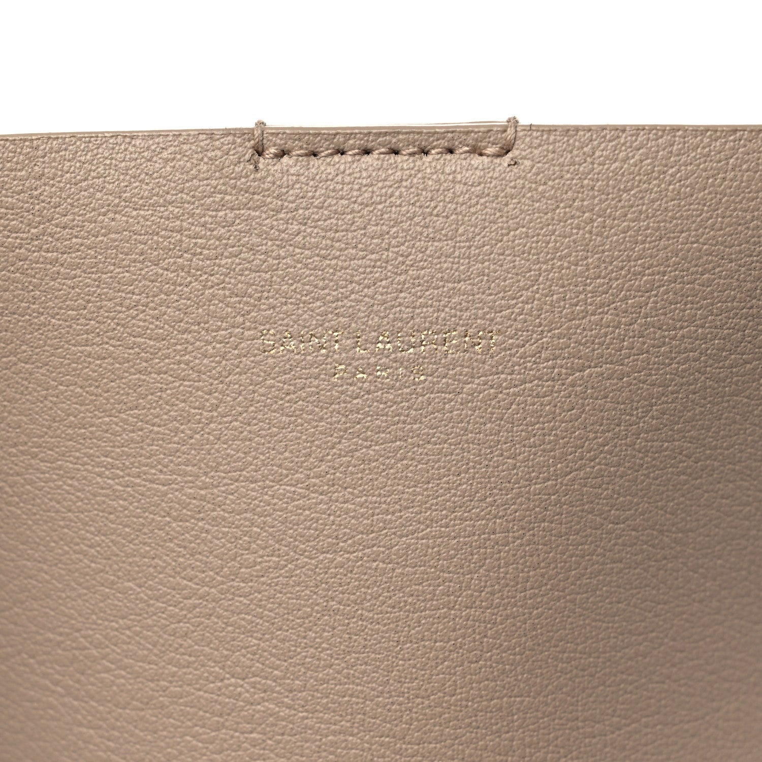 Saint Laurent Calfskin Large Shopping Tote Dark Beige 7 of 22