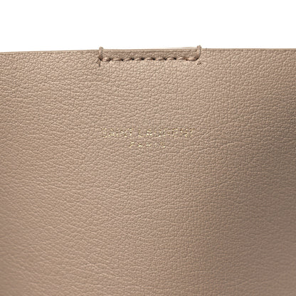 Saint Laurent Calfskin Large Shopping Tote Dark Beige 7 of 22