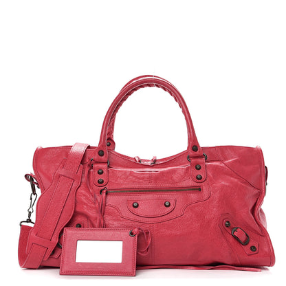 Balenciaga Agneau Classic Hardware Part Time Rose Thulian 1 of 10