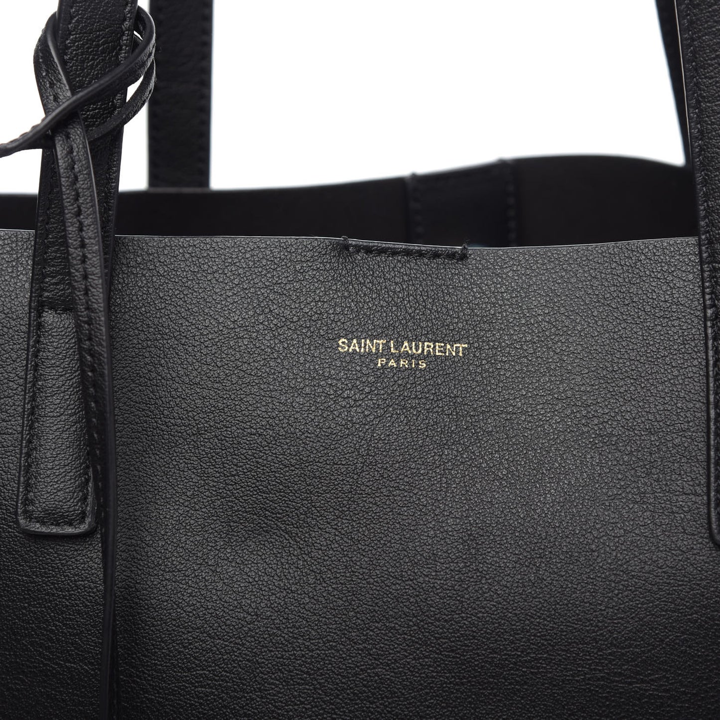 Calfskin Large Shopping Tote Black