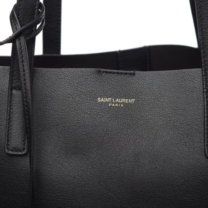 Saint Laurent Calfskin Large Shopping Tote Black 10 of 10