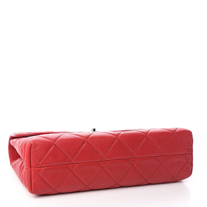 Chanel Calfskin Quilted In The Business Flap Red 4 of 13