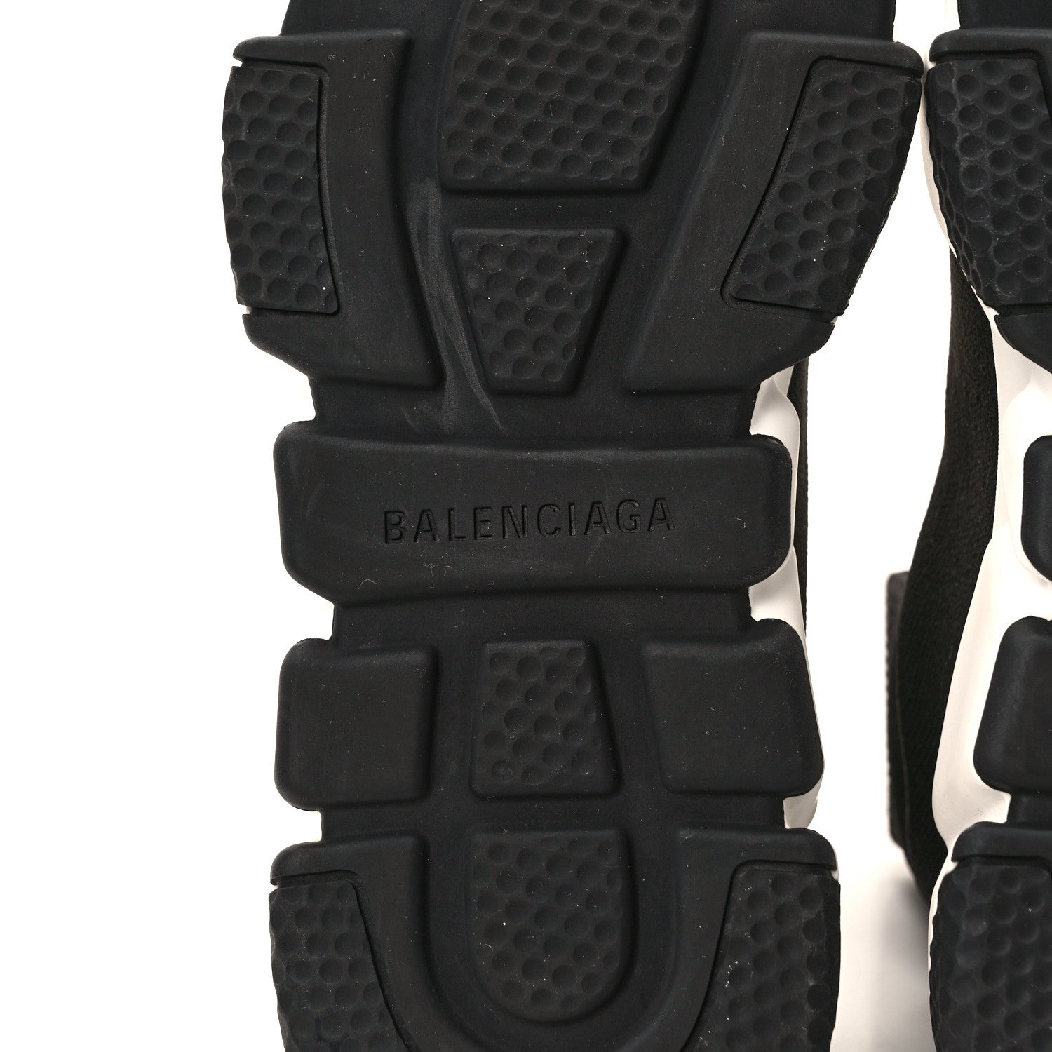 Balenciaga Neoprene Knit Womens Speed Sneakers 36 Black White 7 of 9